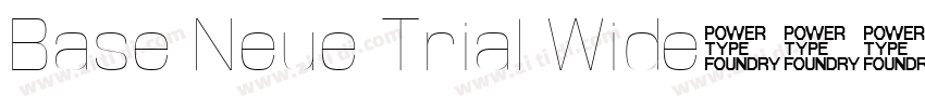 Base Neue Trial Wide字体转换
